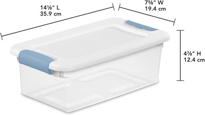 Sterilite 48-Pack Latching Box, Under Bed Storage Bins - Image 2