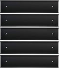 Nameplate Holder Wall or Door 5Pack Black 2“ × 8” | by Icomecn