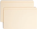 Smead Fastener File Folder, 1 Fastener, Reinforced Straight-Cut Tab, Legal Size by SMEAD
