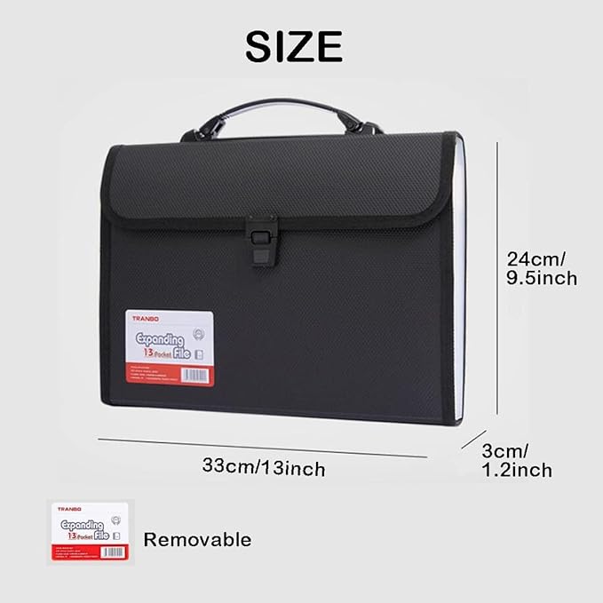 12 Pockets Letter Size/A4 Accordion File Organizer - Image 5