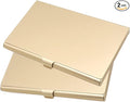 2-Pack Gold Aluminum Business Card Holder Slim Flip Pocket Case | aluminum by Joyangy
