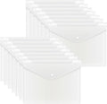 EOOUT 14pcs Plastic Envelopes, Letter Size, A4 Size, Waterproof Plastic File by EOOUT