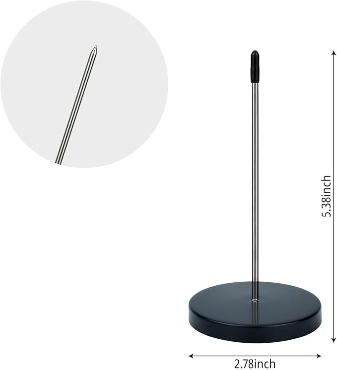 3 Pcs Ticket Spike, Receipt Spike Holder, Metal Bill Holder - Image 2