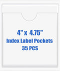 Origin-Joy 35 PCS Self Adhesive Index Card Pockets by Origin-Joy