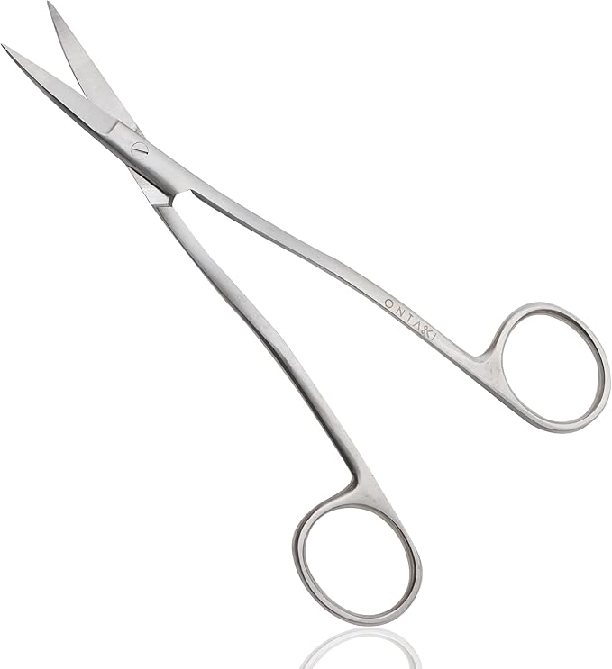 Ontaki Dual Bent Machine Embroidery Scissors by Ontaki