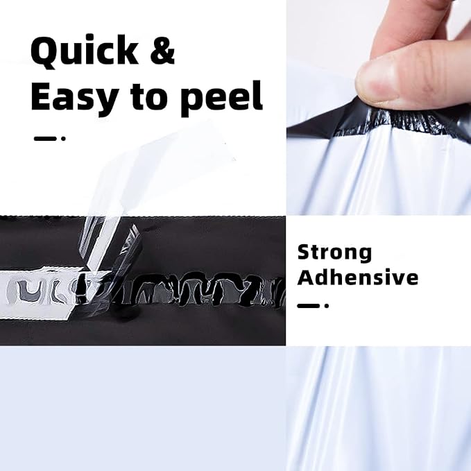 POLYSELLS Poly Mailers Shipping Envelopes, Strong Adhesive Sealing, Waterproof - Image 3