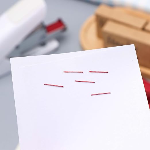 Red 26/6 Standard Staple Set 12mm Width 1000/Box 6 Boxes/Pack 6000 Count Staples - Image 7