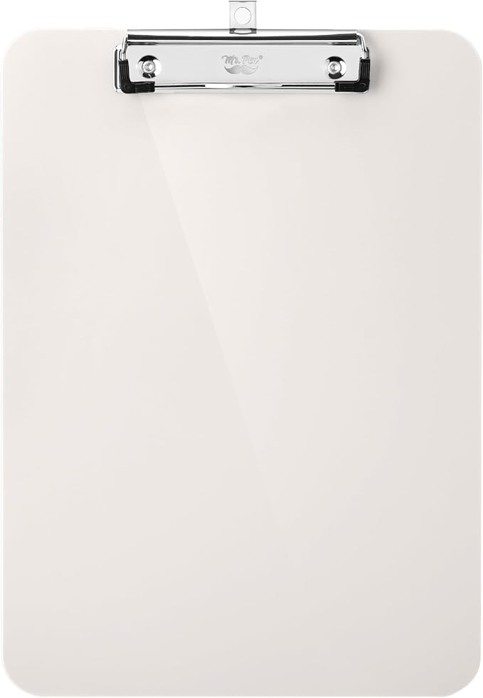Mr. Pen- Plastic Clipboard, 12.5” x 9”, Clipboard Plastic | Low-Profile Metal by MrPen