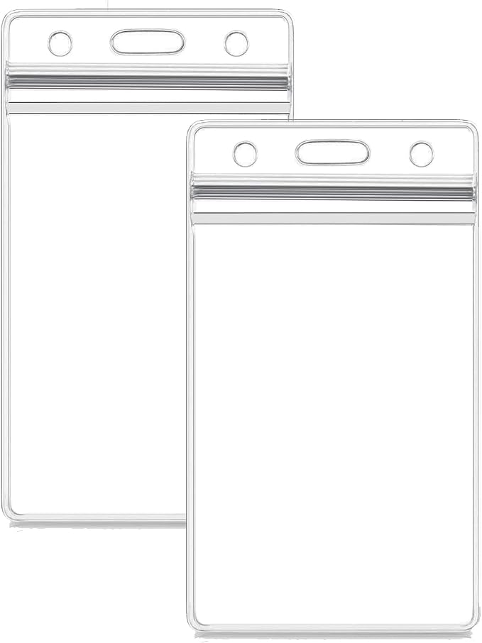 Vertical ID Card Name Tag Badge Holder - Image 7