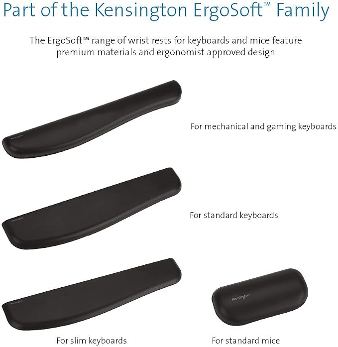 Kensington ErgoSoft Wrist Rest for Standard Keyboards - Image 5