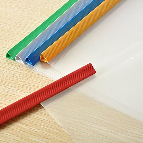 Plastic File Folder 10mm Sliding Bar Report Covers, 40 Sheet Capacity, - Image 5