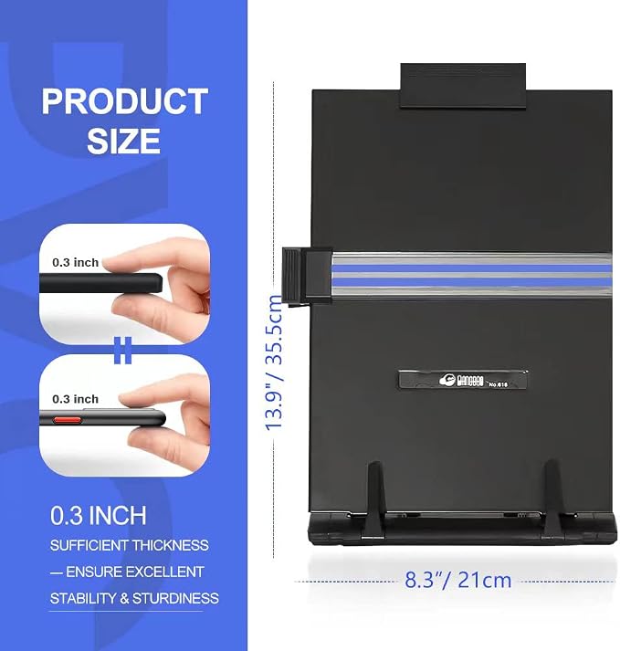 OSPNIEEK 2 Pack Desktop Document Holder Stand - Image 6