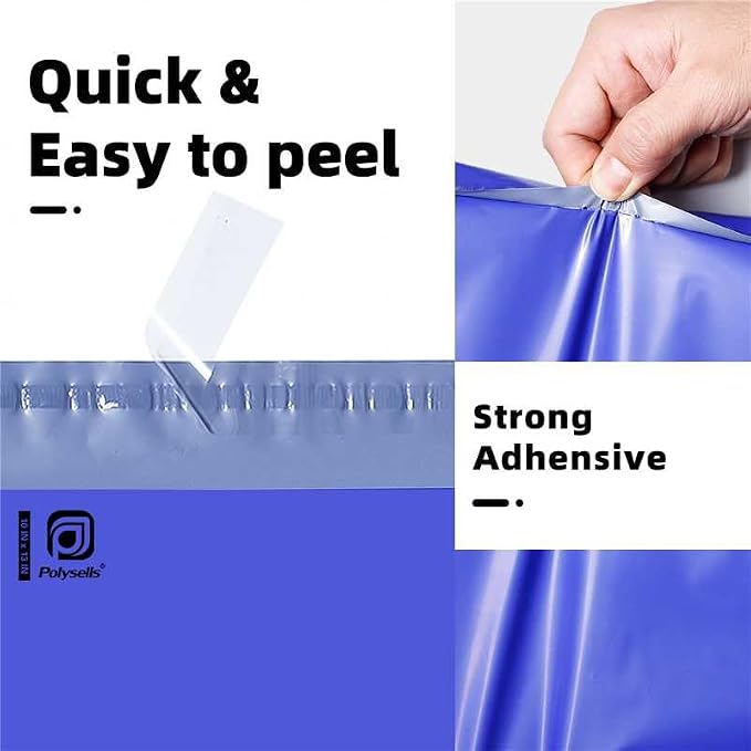 POLYSELLS 1000 pcs 10x13 Inches Purple Poly Mailers Shipping Envelopes - Image 3