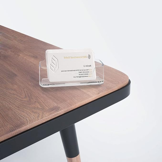 HSYMQ Acrylic Business Card Holder 6 Pack - Image 2