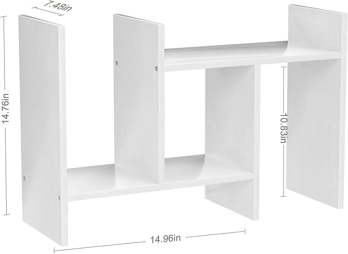 Desk Shelves Wood Desktop Orgnizer Shelf. Office Organization - Image 2