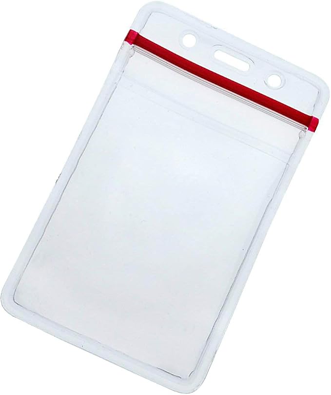 25 Pack - Heavy Duty Clear Vinyl Badge Holders - Image 6