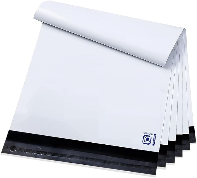 POLYSELLS 200 pcs 24x24 Inches White Poly Mailers Shipping Envelopes, Strong by POLYSELLS