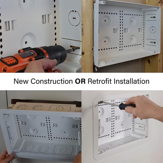 Legrand - OnQ Cable Management, In-Wall Media Box, Dual Purpose Structured - Image 16
