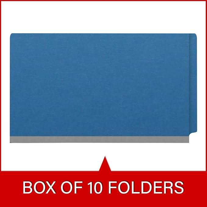 Ecom Folders Top Tab Pressboard Classification Folders | Legal Size 25 Pt Stock - Image 6