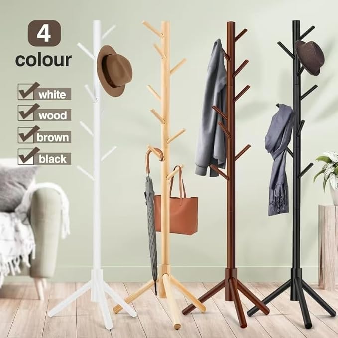 WANGMUXIA Coat Rack, Freestanding Coat Rack - Image 7