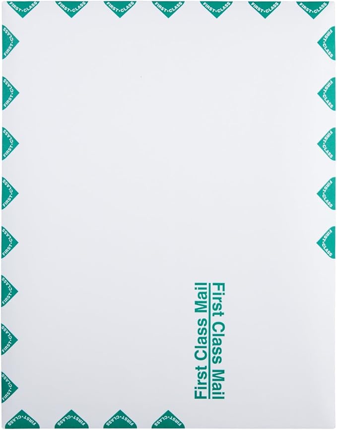 Quality Park 10 x 13 First Class Catalog Envelopes, First Class Border by Quality+Park