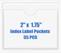 Origin-Joy 35 PCS Self Adhesive Index Card Pockets by Origin-Joy