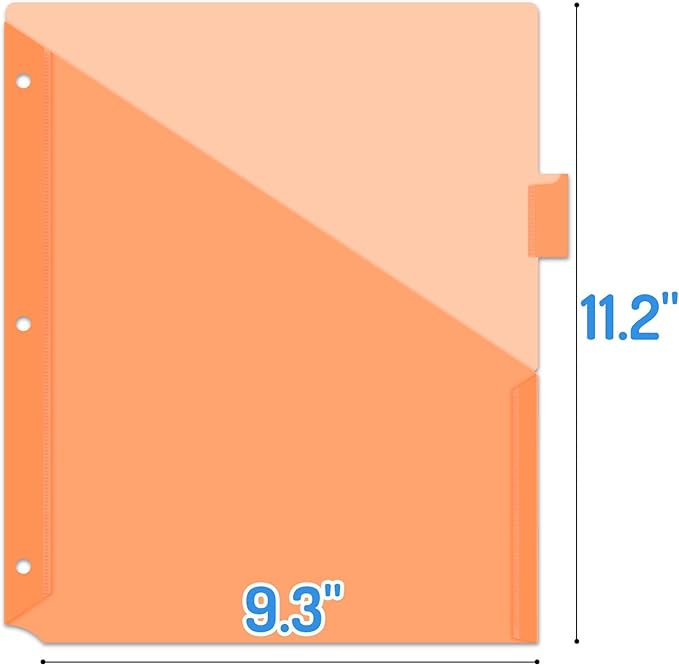 Forvencer 24 Count Dividers for 3 Ring Binder, Binder Dividers - Image 4