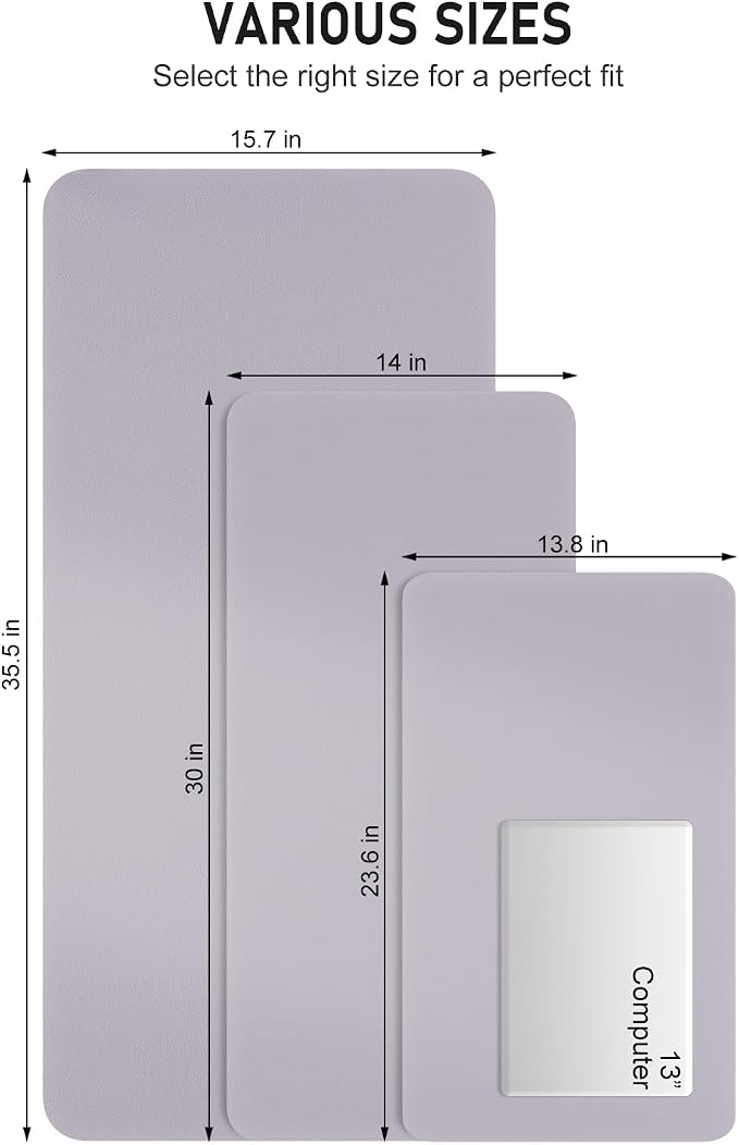 Desk Pad, Waterproof Laptop Computer Writing Mat - Image 6