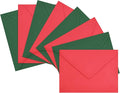 200 Pack Christmas A7 Envelopes, 5.24 x 7.24 in Envelopes by LIKAJON