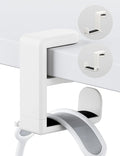 Headphone Hook Under Desk Holder 360-Degree Adjustable Rotation, easy spring by Celerion