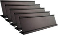 2" x 8" Aluminum Desk Name Plate Holder 5 Pack Black | Office Business by Icomecn
