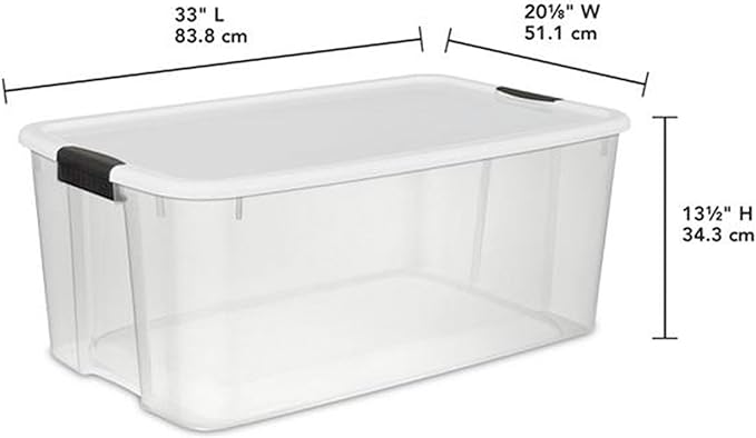 Sterilite 4-Pack Ultra Latching Box, Storage Bins - Image 3
