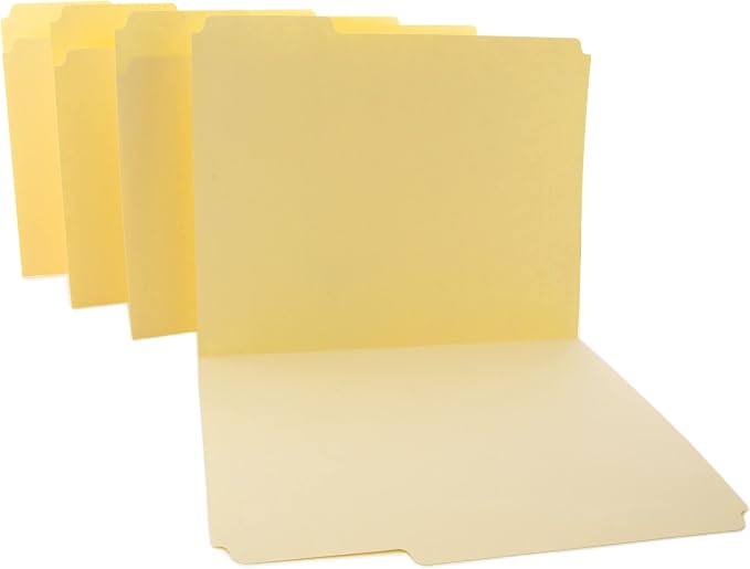 BAZIC Products Manila File Folders, 1/3-Cut Letter Size - Image 7