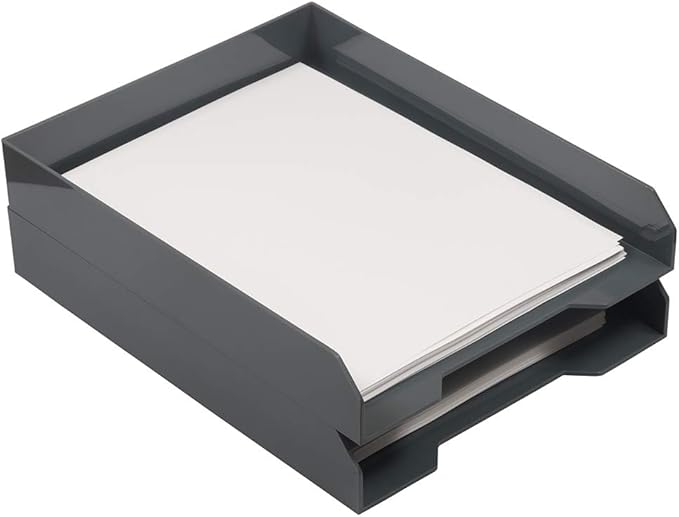 JAM PAPER Stackable Paper Trays - Image 3