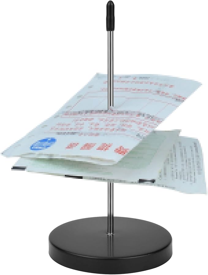 2 Pcs Ticket Spike, Receipt Spike Holder, Metal Bill Holder - Image 4