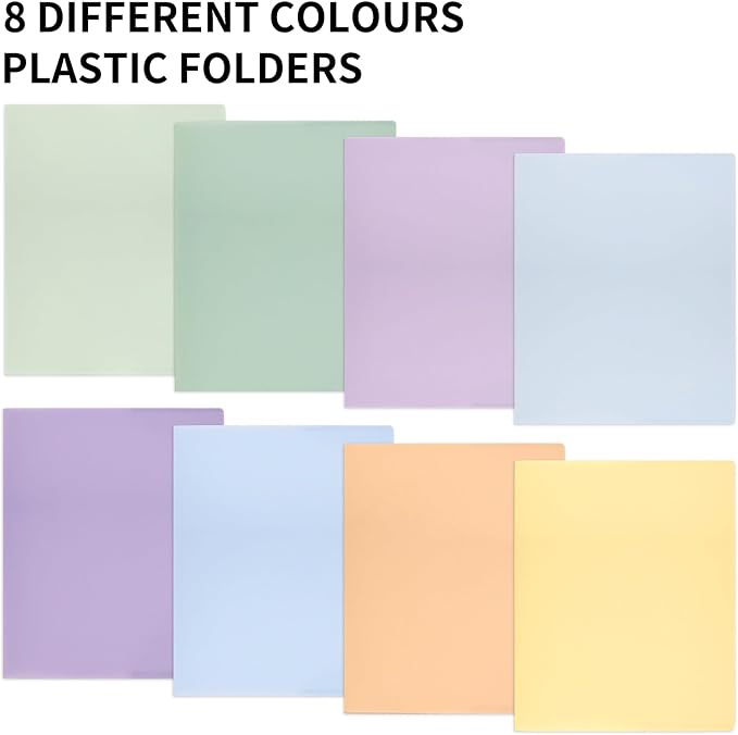 EOOUT 24pcs Plastic Folders - Image 6