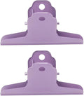 2PCS Extra Large Binder Clips Metal Large Bulldog Clips Paper Clamps Holder by SEEKRARE