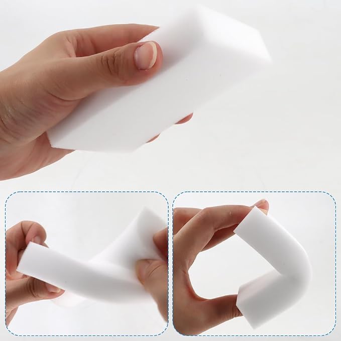 50 Pack Melamine Sponges Multi-Functional Cleaning Sponge Eraser - Image 4