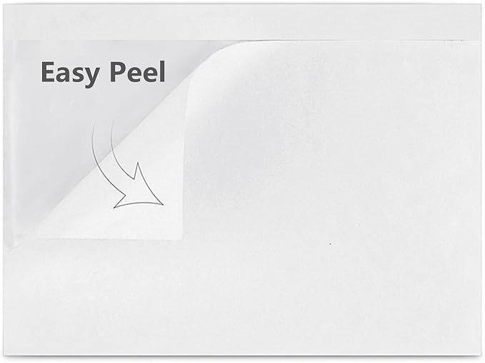 LabelMore 7.5" x 5.5" Clear Plastic Adhesive Packing List Mailing Shipping - Image 4