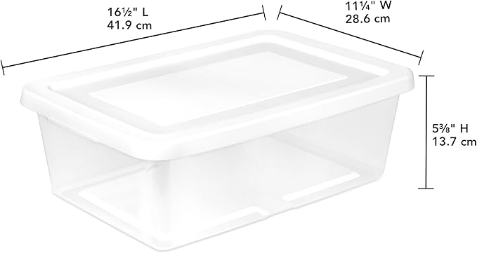 Sterilite 60 Pack Storage Box, 12 Quart Stackable Tote - Image 3