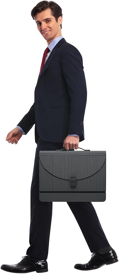 Expanding File Folder/Accordion File Organizer/Portable File Box - Image 3