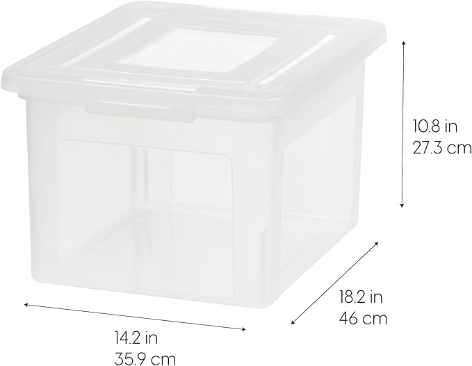 IRIS USA File Box, Plastic File Boxes - Image 2