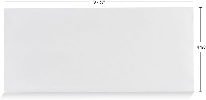 Aimoh #10 Security Self Seal Envelopes – 200 Qty |No Window, 4⅛ x 9½", 24 LB - Image 2