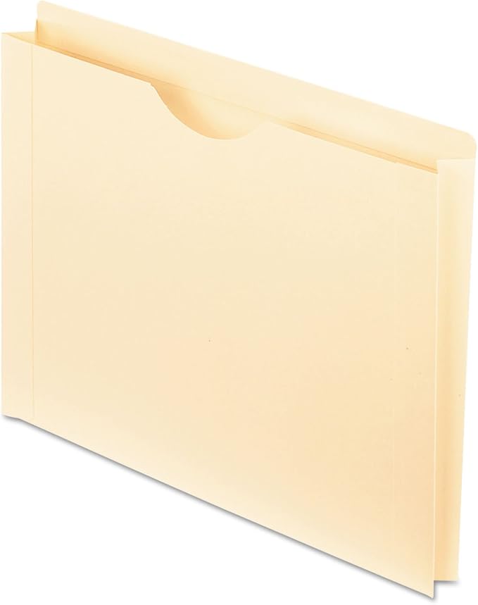 Pendaflex File Jackets, Letter Size, Reinforced Straight-Cut Tabs by TOPSProducts