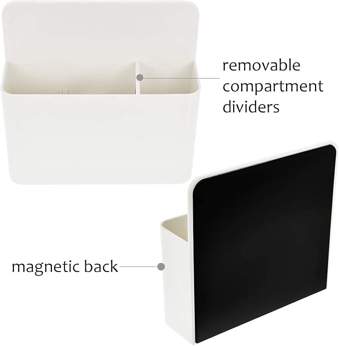 Marbrasse Magnetic Dry Erase Marker Holder, Pen and Eraser Holder - Image 2