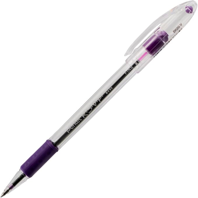 Pentel RSVP Original Ballpoint Pen, Fine Line, 8 Pack - Image 4