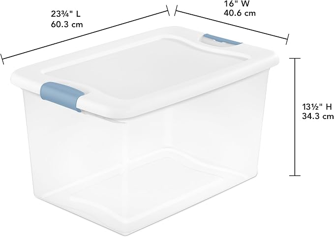 Sterilite 12-Pack Latching Box, 64 Quart - Image 2