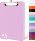 Piasoenc A5 Clipboard with Storage, Clip Board with Pen Holder, Deep Pink | A5 by Piasoenc