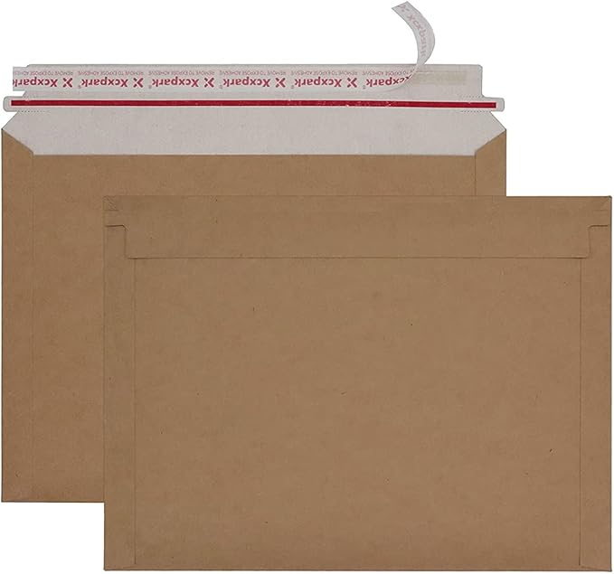Xxcxpark 36 Pack Brown Kraft Rigid Mailers 10 x 13.5 inches, Self Seal Photo by Xxcxpark