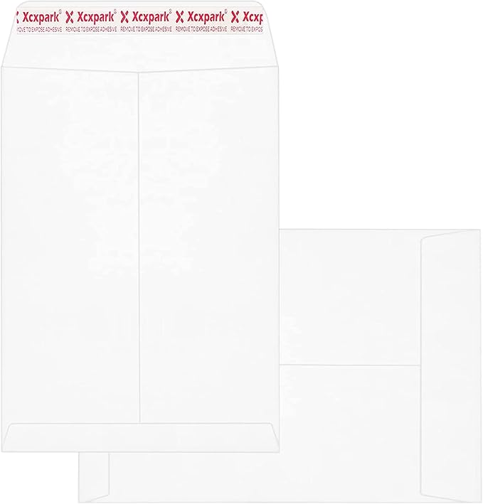 Xxcxpark 120 PCS 6x9 inches Security Catalog Envelopes Printable Self Seal - Image 8